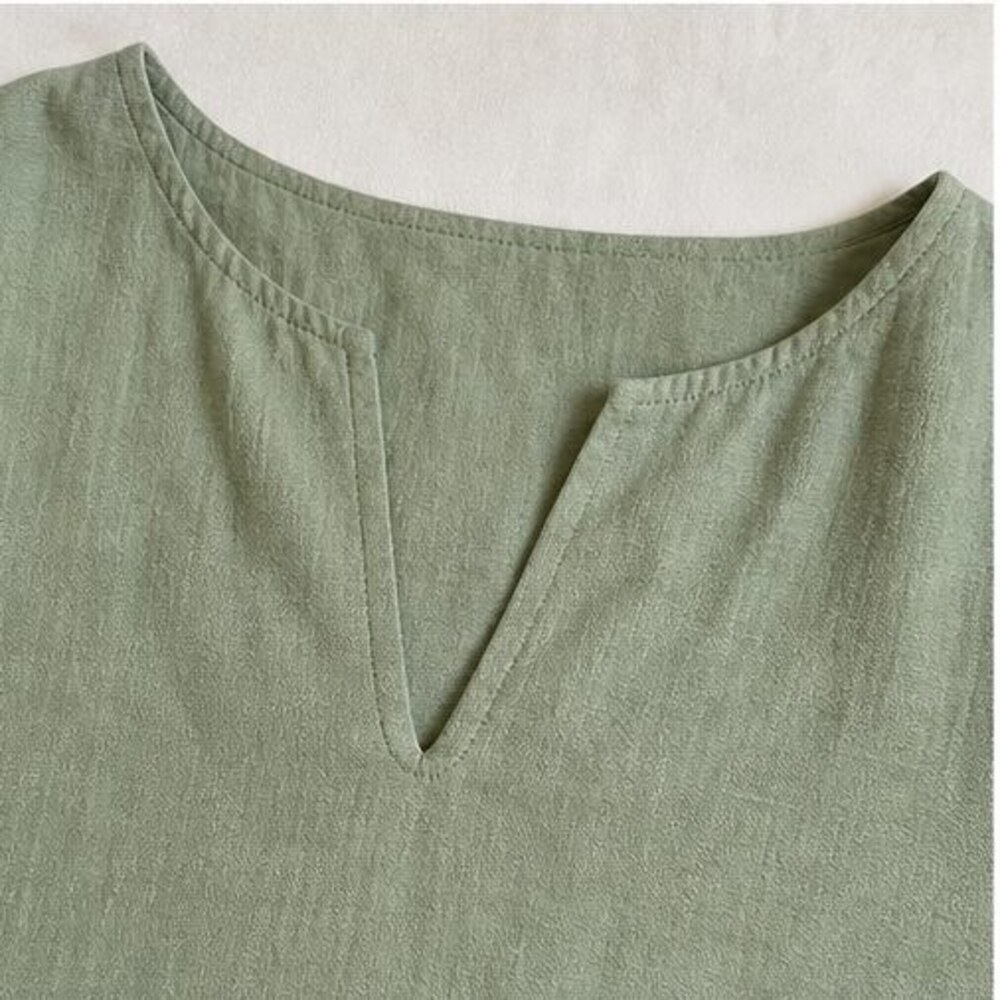 Sage Button Blouse - Picture 4 of 6